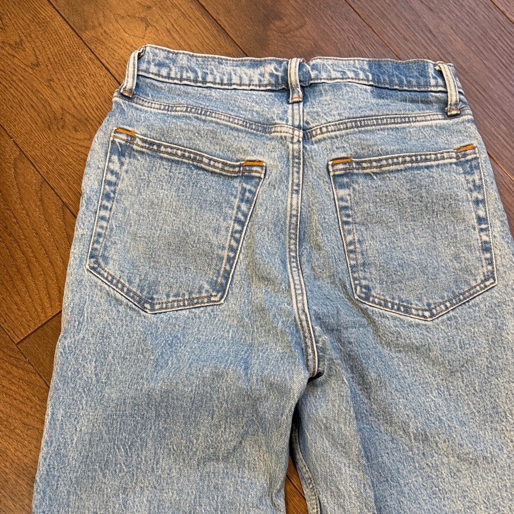 Abercrombie & Fitch 90s Straight Ultra High Rise Curve Love Size 30/10 C11-097 - Picture 6 of 6
